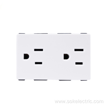 Duplex US power Socket outlet Nema 5-15R Receptacles